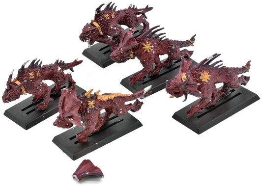 BLADES OF KHORNE 5 Flesh Hounds Of Khorne #1 METAL Warhammer Sigmar 1083