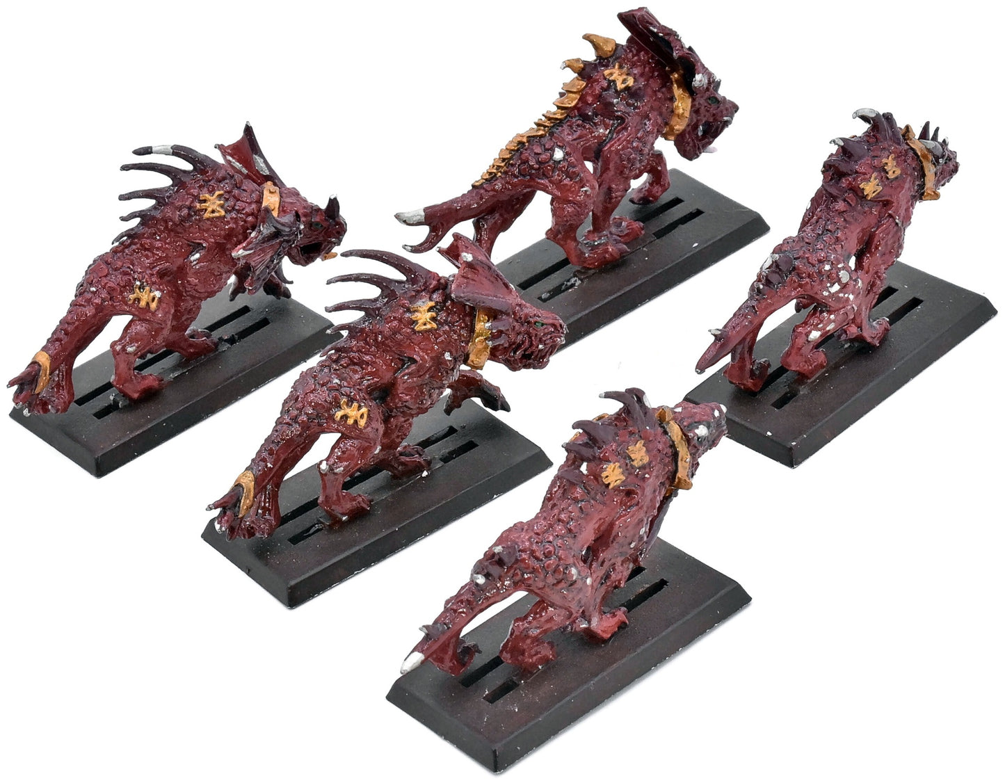 BLADES OF KHORNE 5 Flesh Hounds Of Khorne #1 METAL Warhammer Sigmar 1083