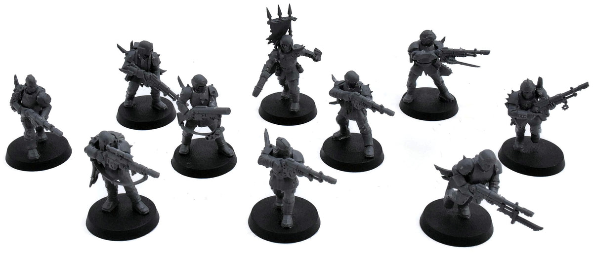 CHAOS SPACE MARINES 10 Traitor Guardsmen #1 Warhammer 40K 9313