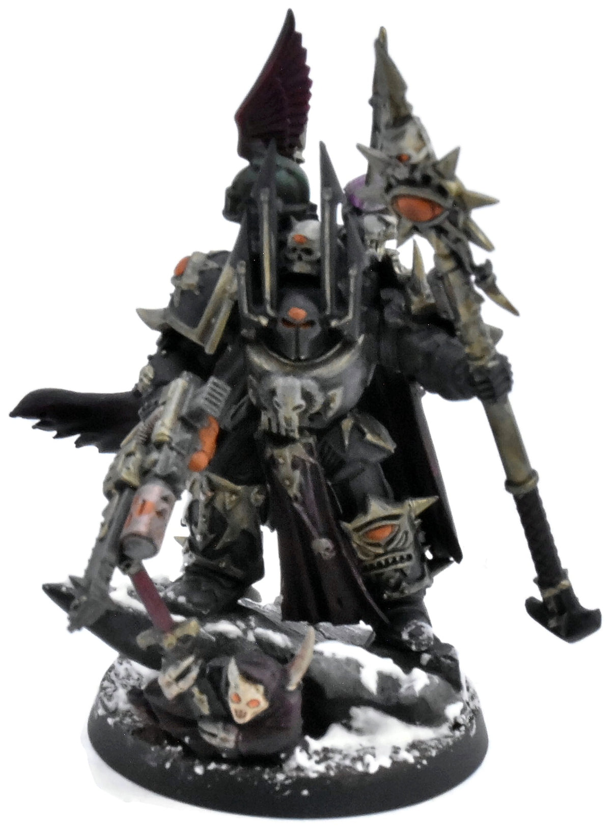 CHAOS SPACE MARINES Lord Sorcerer in terminator armour #1 WELL PAINTED 40K 9528