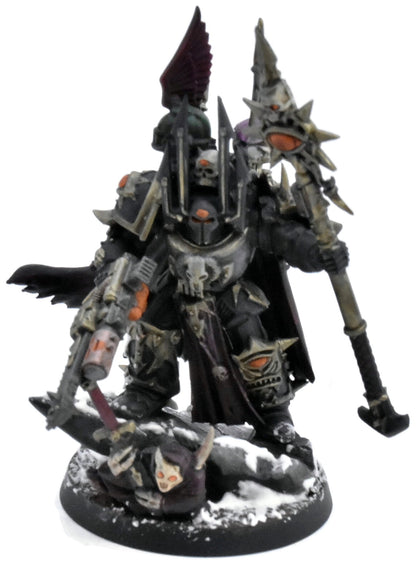 CHAOS SPACE MARINES Lord Sorcerer in terminator armour #1 WELL PAINTED 40K 9528
