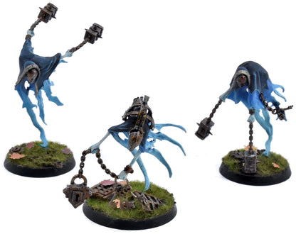 NIGHTHAUNT 3 Chaingast With Spirit Torments #1 WELL PAINTED Sigmar 9566