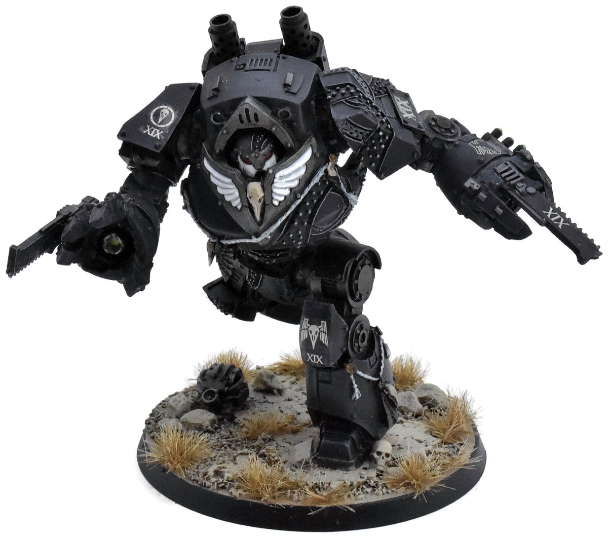 LOYALIST SPACE MARINE LEGIONS Contemptor Dreadnought #1 Raven Guard 9696