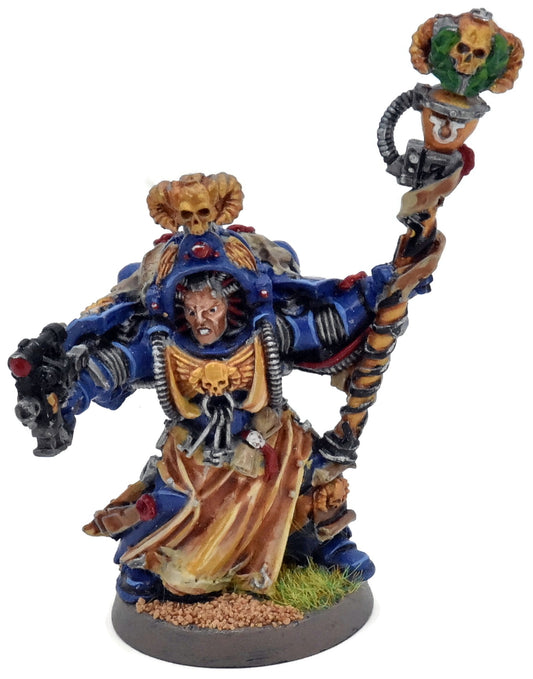 SPACE MARINES Chief Libriarian Tigurius #1 WELL PAINTED METAL Warhammer 40K 1489