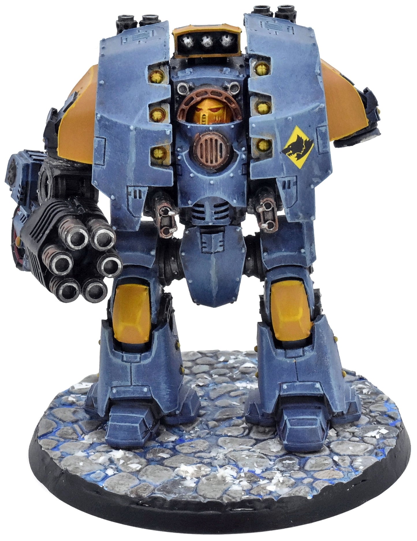 SPACE MARINES Leviathan Dreadnought #2 WELL PAINTED 40K Missing 1 Arm 1472