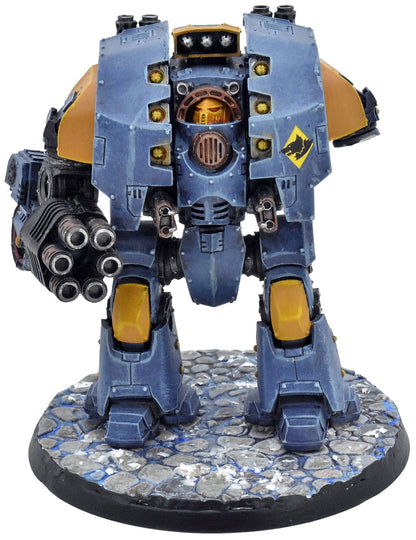 SPACE MARINES Leviathan Dreadnought #2 WELL PAINTED 40K Missing 1 Arm 1472