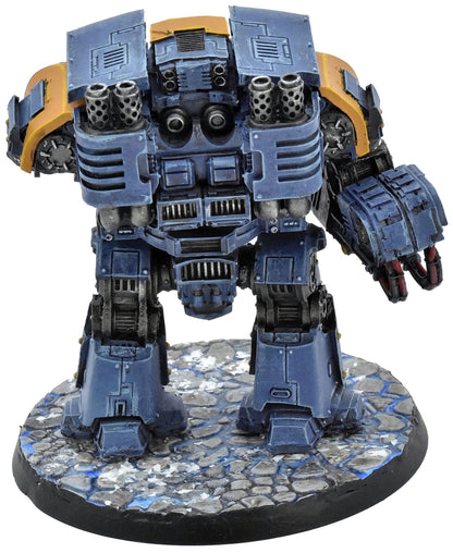 SPACE MARINES Leviathan Dreadnought #2 WELL PAINTED 40K Missing 1 Arm 1472