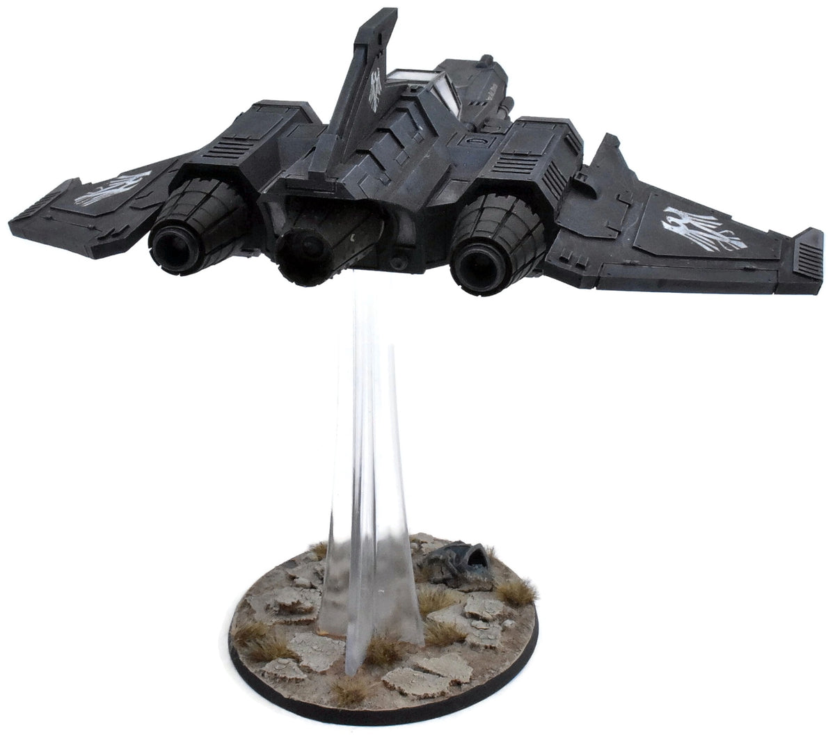 THE HORUS HERESY Xiphon Interceptor #1 WELL PAINTED FORGE WORLD Raven Guard 9795