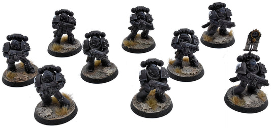 LOYALIST SPACE MARINE LEGIONS 9 MKIV Tactical Squad #1 PRO PAINTED 9825