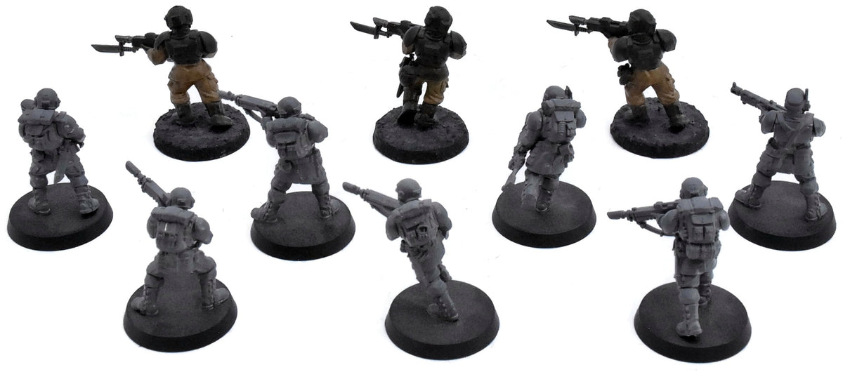 ASTRA MILITARUM 10 Cadian Shock Troops #1 Warhammer 40K 9887