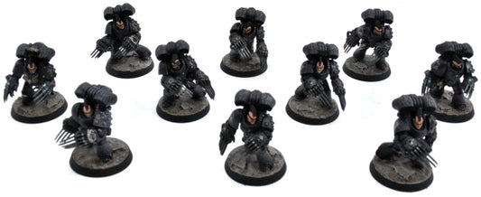 LOYALIST SPACE MARINE LEGIONS 10 Veteran Assault Squad #1 PRO PAINTED 9900
