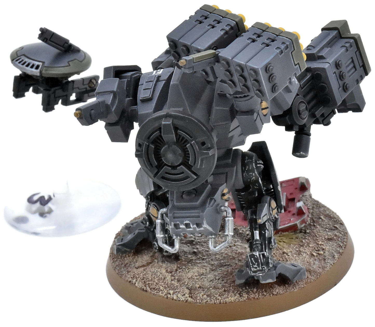 TAU EMPIRE Xv88 Broadside Battlesuit With Drone #2 WELL PAINTED 40K 1601