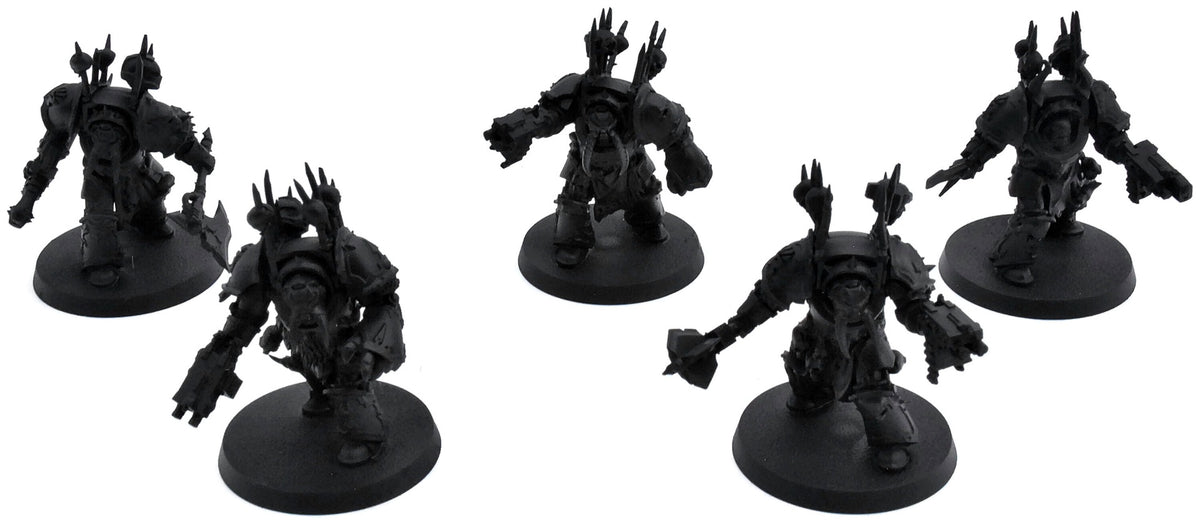 CHAOS SPACE MARINES 5 Chaos Terminators Squad #1 Warhammer 40K 9917