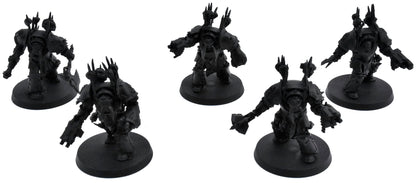 CHAOS SPACE MARINES 5 Chaos Terminators Squad #1 Warhammer 40K 9917