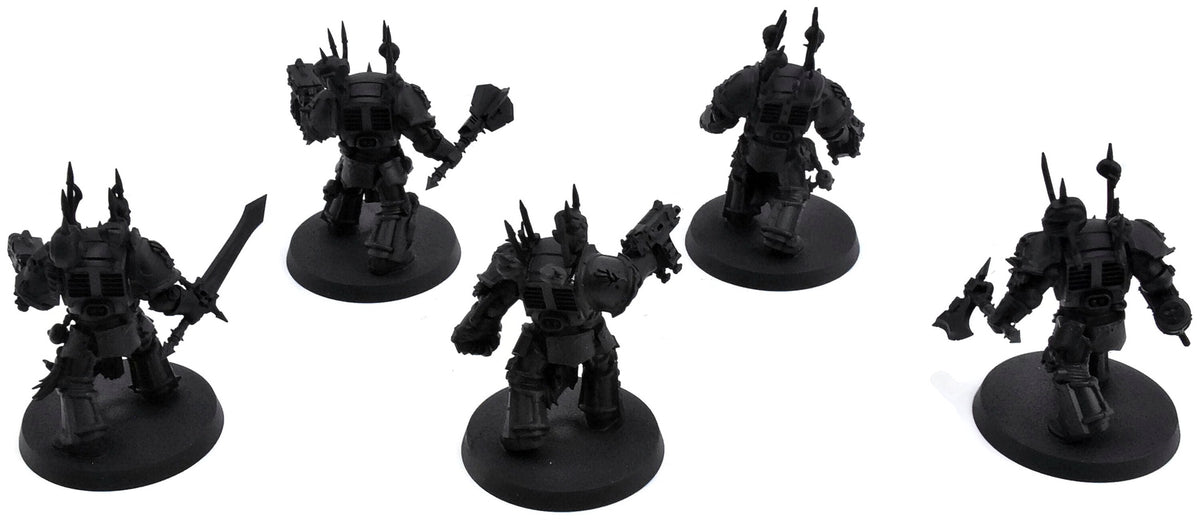 CHAOS SPACE MARINES 5 Chaos Terminators Squad #1 Warhammer 40K 9917