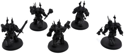 CHAOS SPACE MARINES 5 Chaos Terminators Squad #1 Warhammer 40K 9917