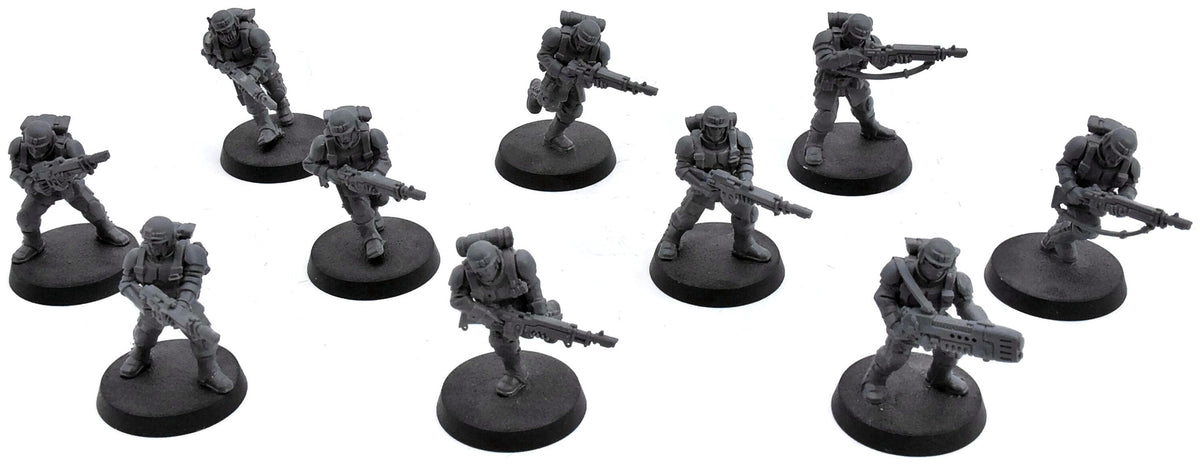 ASTRA MILITARUM 10 Cadian Shock Troops #2 Warhammer 40K 9931