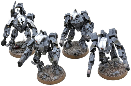 TAU EMPIRE 4 Xv8 Hazard Suits Converted #2 WELL PAINTED CONVERTED