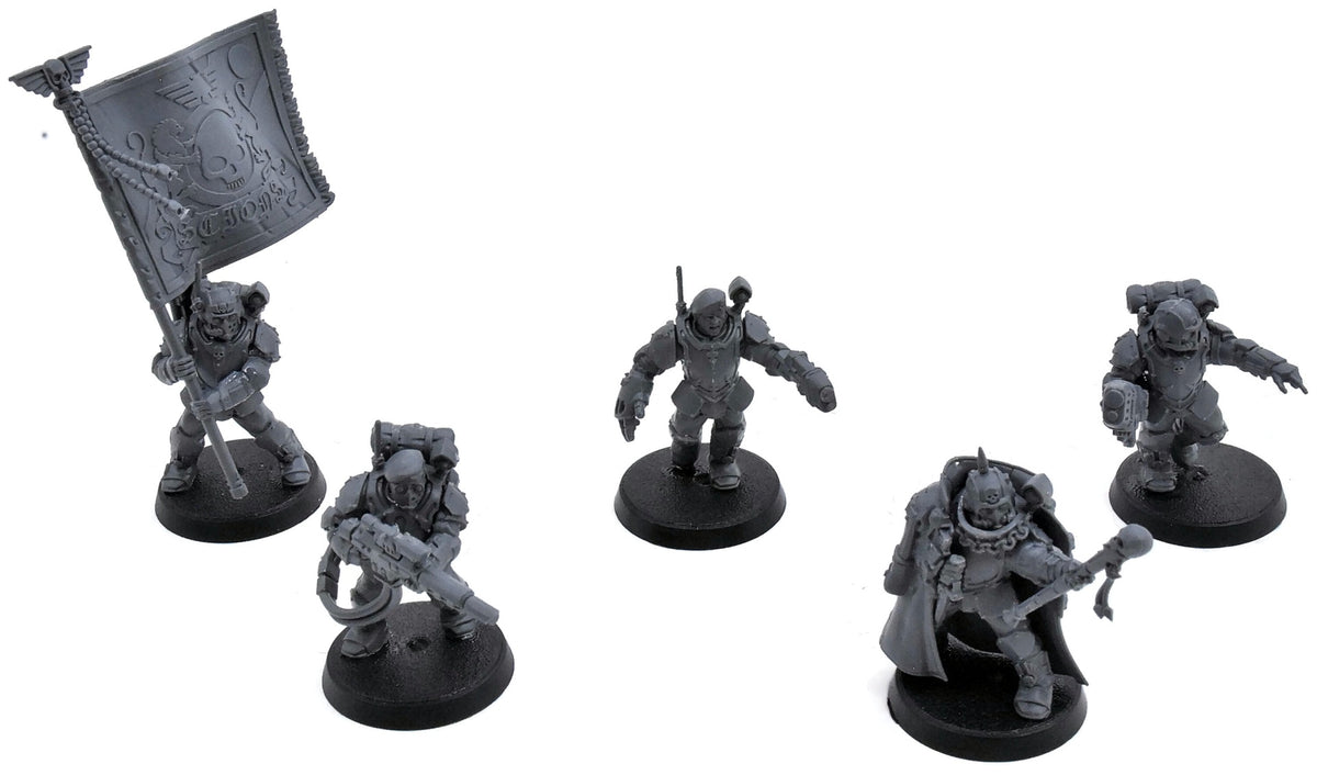 ASTRA MILITARUM 5 Tempestus Command Squad #1 Warhammer 40K 9955