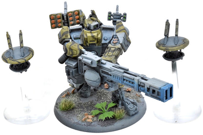 TAU EMPIRE Xv88 Broadside Battlesuit With Drones #5 WELL PAINTED 40K 1663