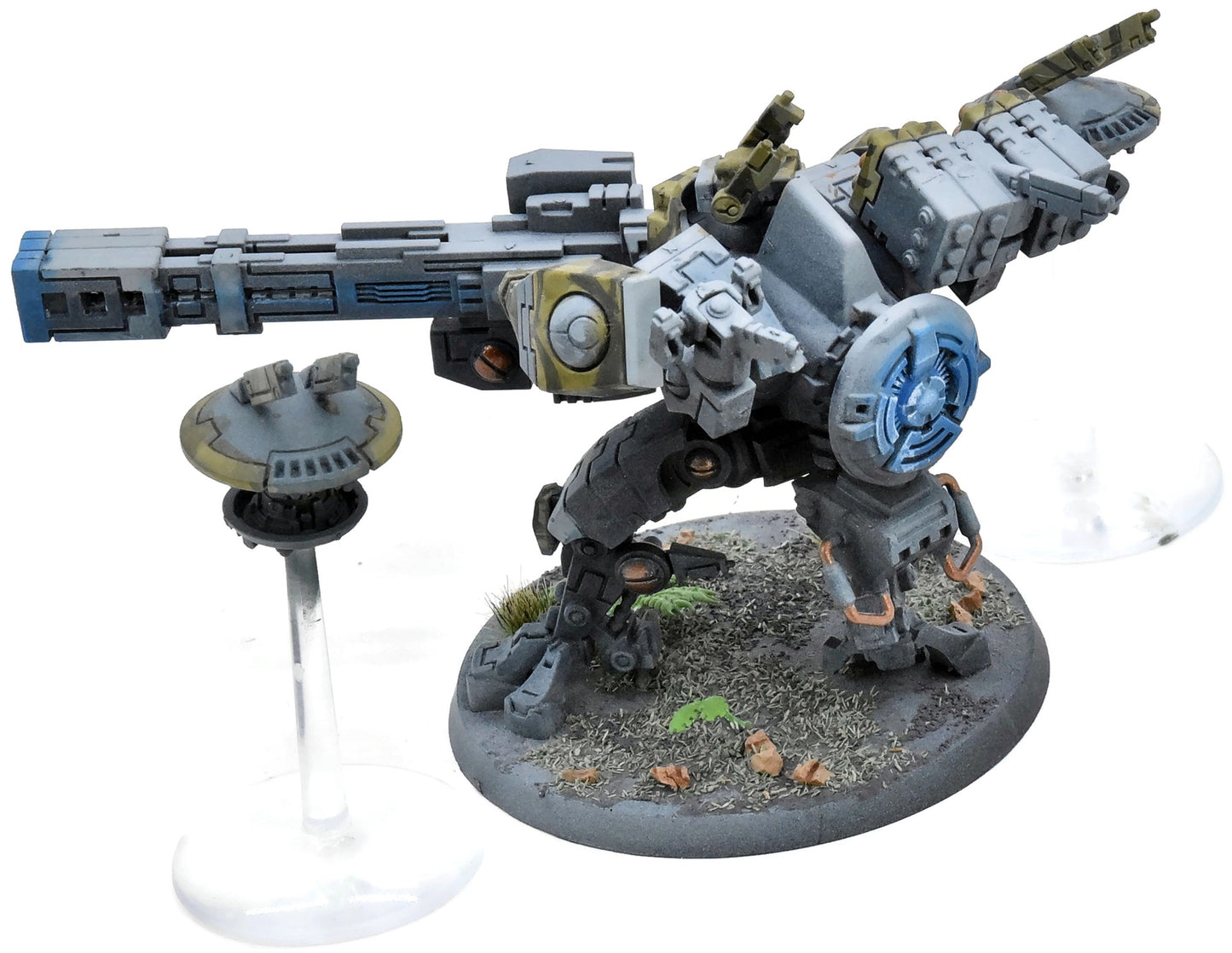 TAU EMPIRE Xv88 Broadside Battlesuit With Drones #5 WELL PAINTED 40K 1663