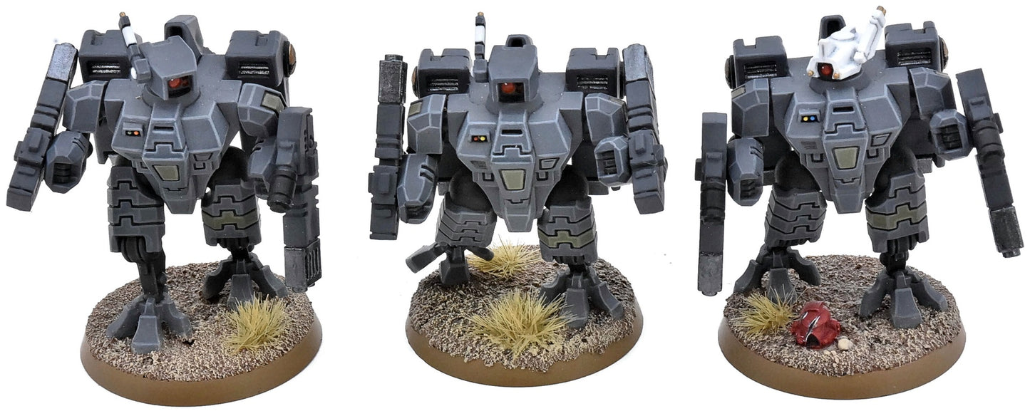 TAU EMPIRE 4 Xv8 Battlesuite #1 WELL PAINTED CONVERTED
