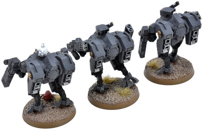 TAU EMPIRE 4 Xv8 Battlesuite #1 WELL PAINTED CONVERTED