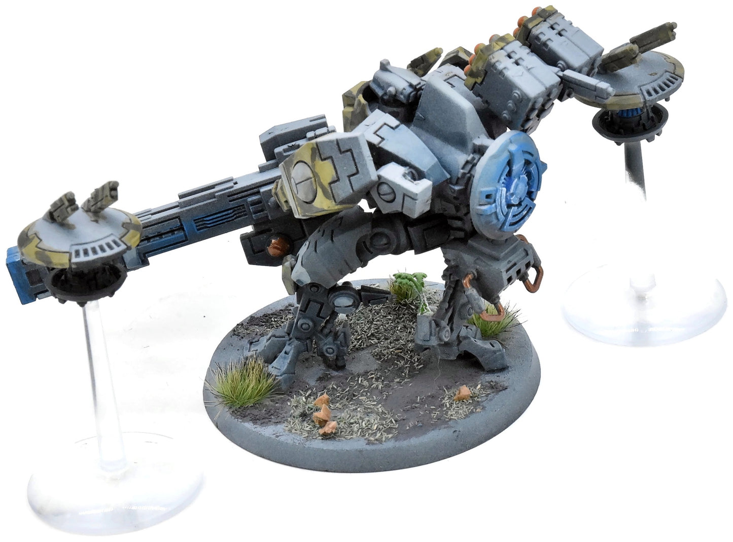 TAU EMPIRE Xv88 Broadside Battlesuit With Drones #6 WELL PAINTED 40K 1687