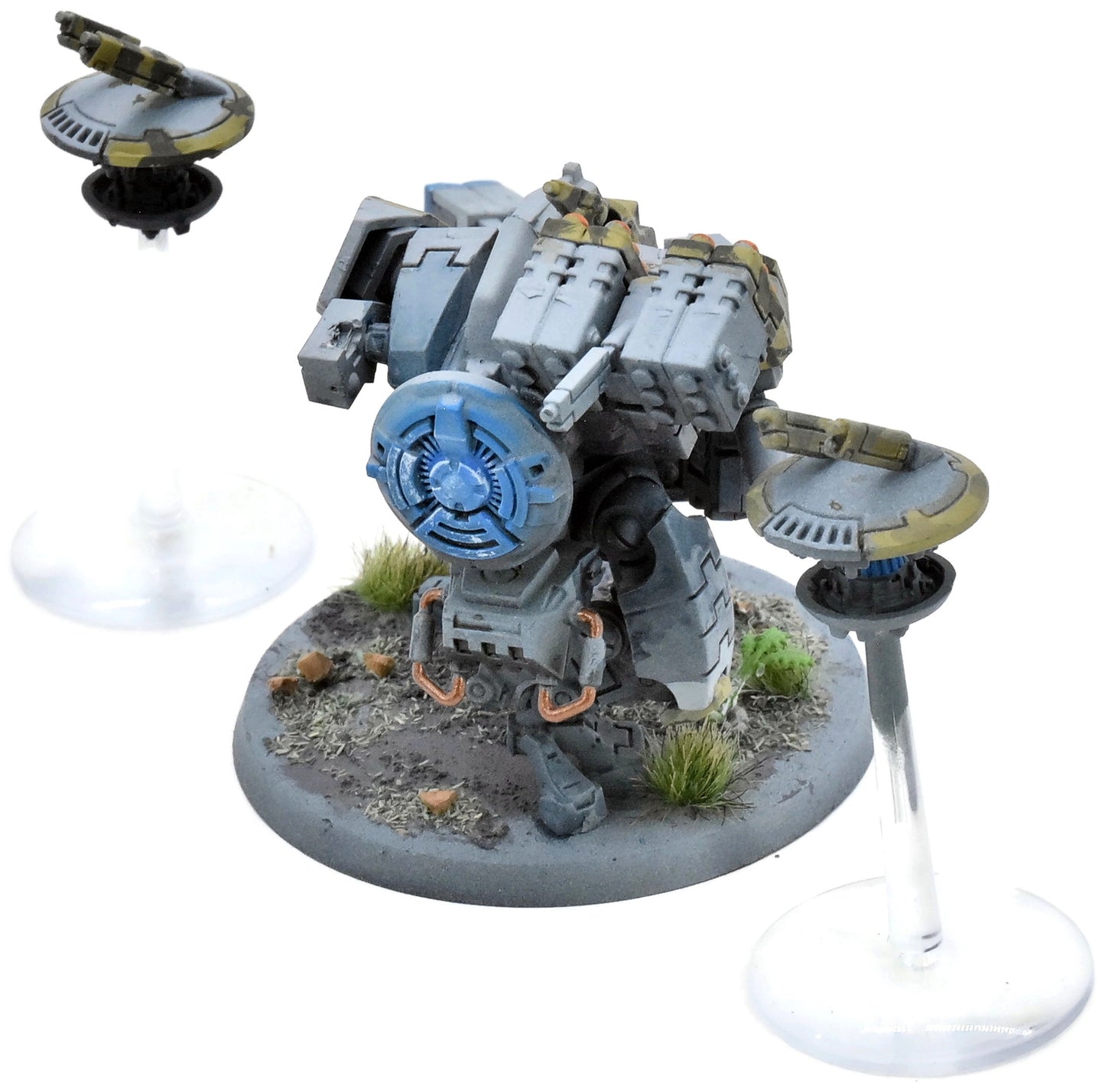 TAU EMPIRE Xv88 Broadside Battlesuit With Drones #6 WELL PAINTED 40K 1687