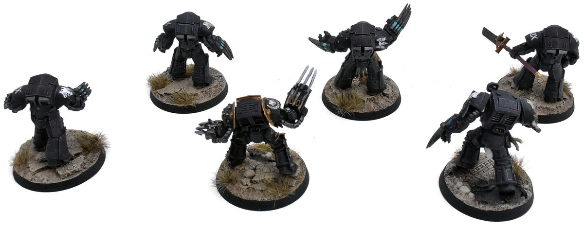 SPACE MARINE LEGIONS 6 Tartaros Terminators #1 PRO PAINTED Raven guard 0012