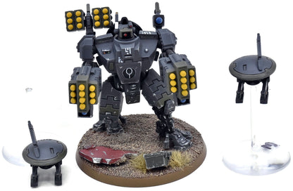 TAU EMPIRE Xv88 Broadside Battlesuit With Drones #1 WELL PAINTED 40K 1700