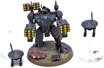 TAU EMPIRE Xv88 Broadside Battlesuit With Drones #1 WELL PAINTED 40K 1700