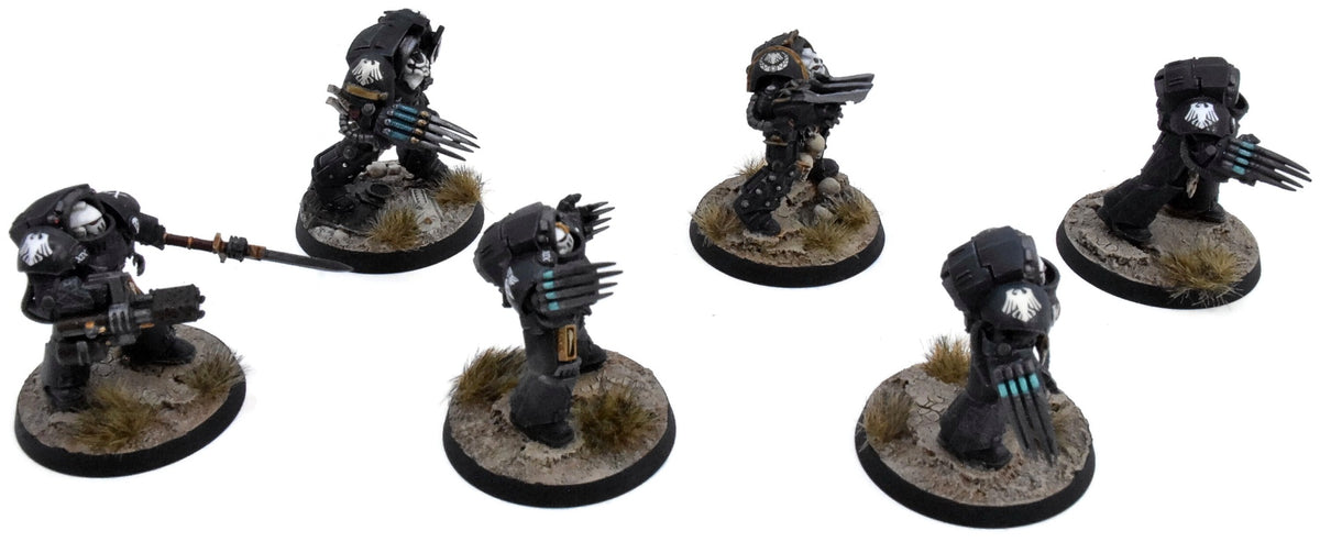 SPACE MARINE LEGIONS 6 Tartaros Terminators #1 PRO PAINTED Raven guard 0012