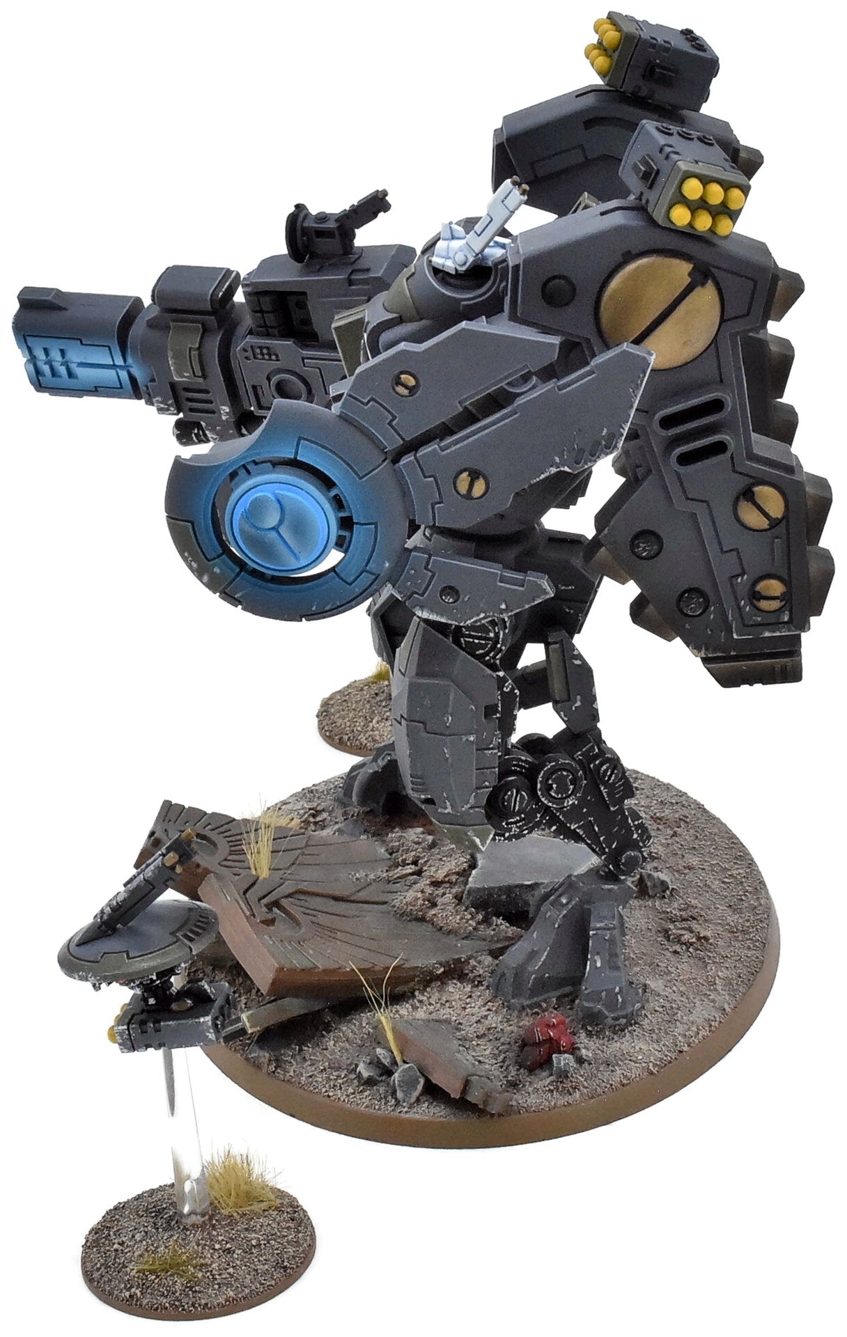 TAU EMPIRE Xv104 Riptide Battlesuit With Drones #2 WELL PAINTED 40K 1779