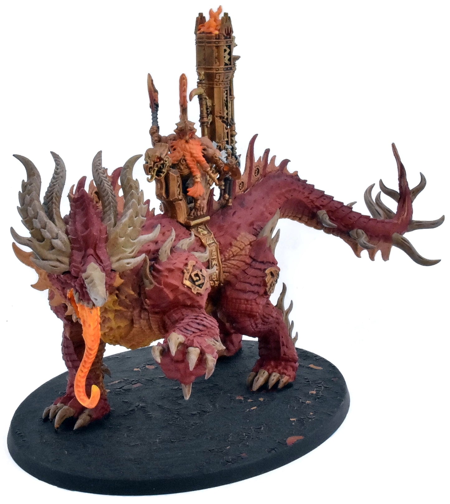 FYRESLAYERS Auric Runeson On Magmadroth #2 PAINTED Warhammer Sigmar 8848