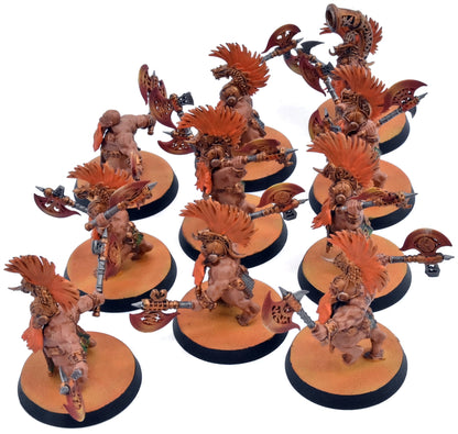 FYRESLAYERS 10 Vulkyrite Berserkers #2 PAINTED Warhammer Sigmar 8862