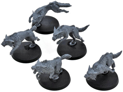SPACE WOLVES 5 Fenrisian Wolves #1 Warhammer 40K 1830