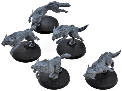 SPACE WOLVES 5 Fenrisian Wolves #1 Warhammer 40K 1830