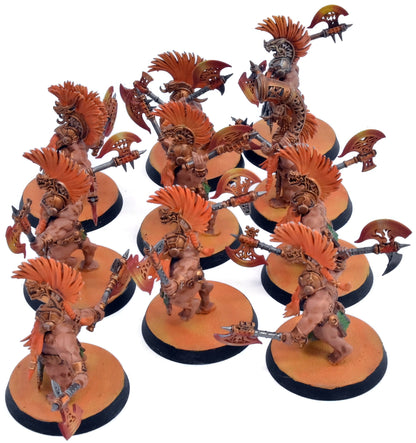 FYRESLAYERS 10 Vulkite Berzerkers #2 WELL PAINTED Warhammer Sigmar 8893