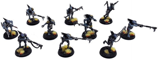 TAU EMPIRE 10 Kroot Carnivores #5 WELL PAINTED Warhammer 40K 0142