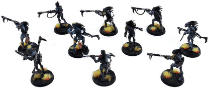 TAU EMPIRE 10 Kroot Carnivores #5 WELL PAINTED Warhammer 40K 0142