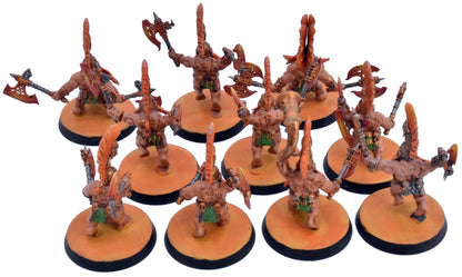 FYRESLAYERS 10 Vulkite Berzerkers #2 WELL PAINTED Warhammer Sigmar 8893