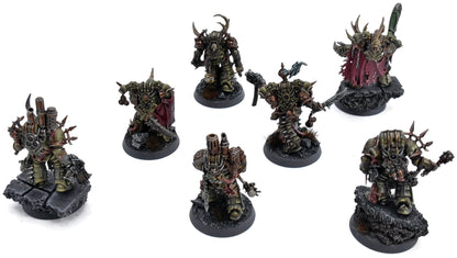 DEATH GUARD 7 Plague Marines #1 PRO PAINTED Warhammer 40K 0159