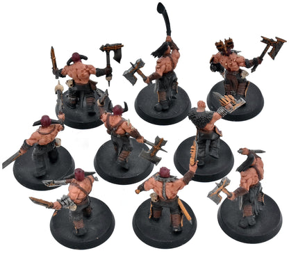 BLADES OF KHORNE 9 Bloodreavers #2 WELL PAINTED Warhammer Sigmar 1878