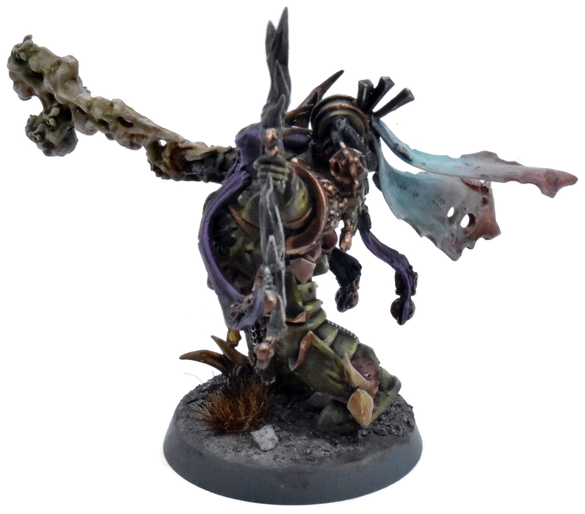 DEATH GUARD Malignant Plaguecaster #1 PRO PAINTED Warhammer 40K 0166