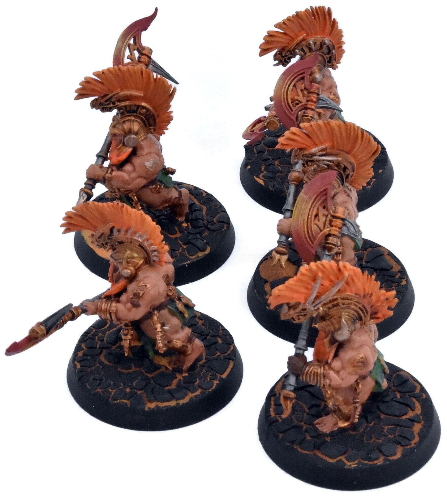 FYRESLAYERS 5 Hearthguard Berzerkers #1 WELL PAINTED Sigmar 8947