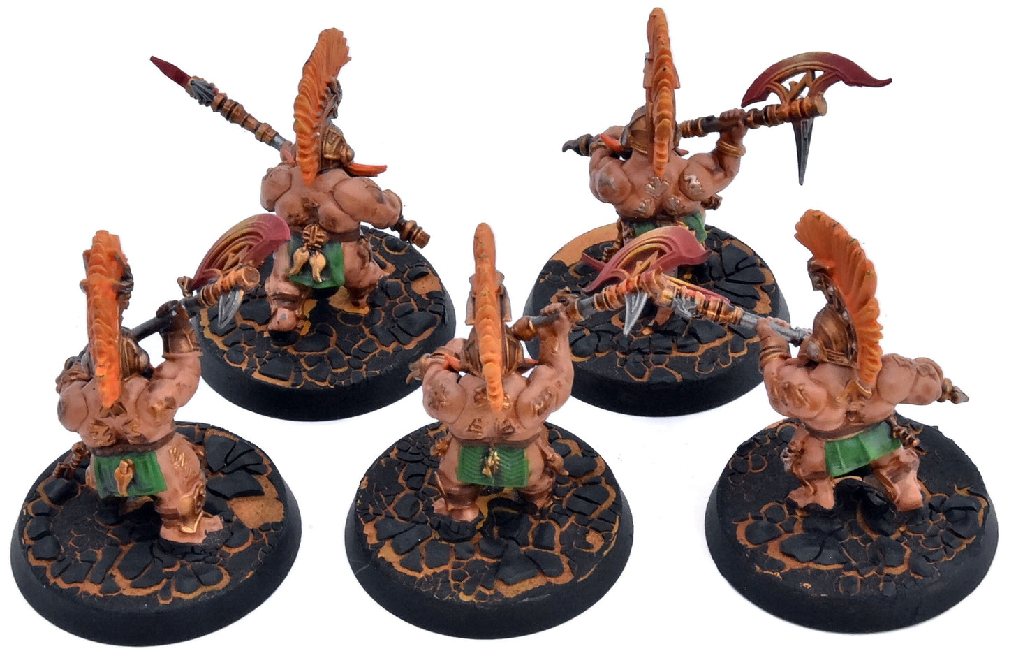 FYRESLAYERS 5 Hearthguard Berzerkers #1 WELL PAINTED Sigmar 8947