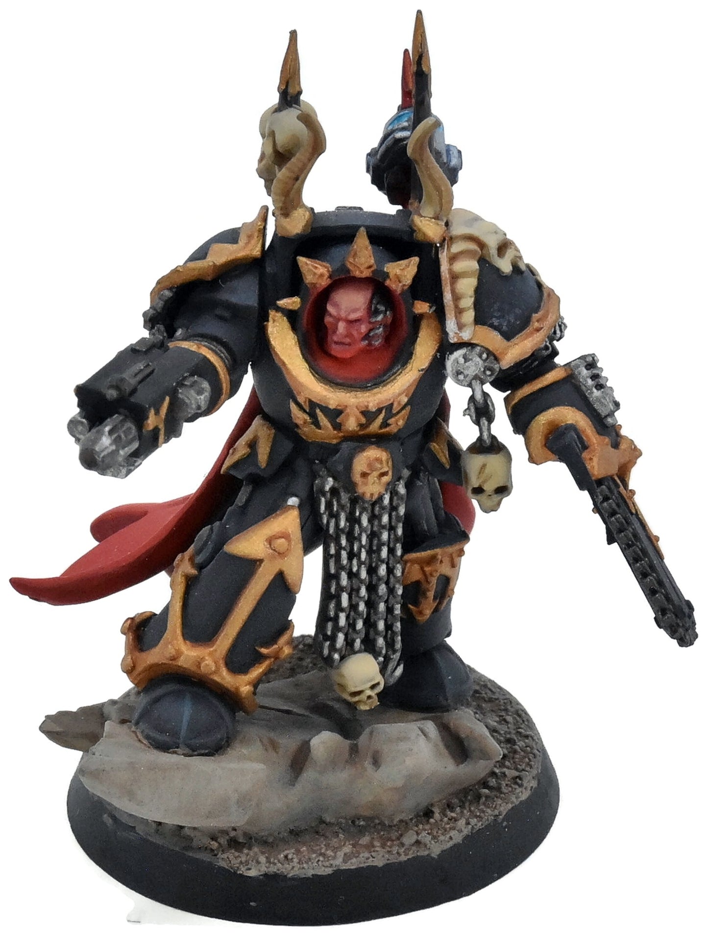 CHAOS SPACE MARINES Chaos Lord In Terminator Armor #1 WELL PAINTED 40K 1922