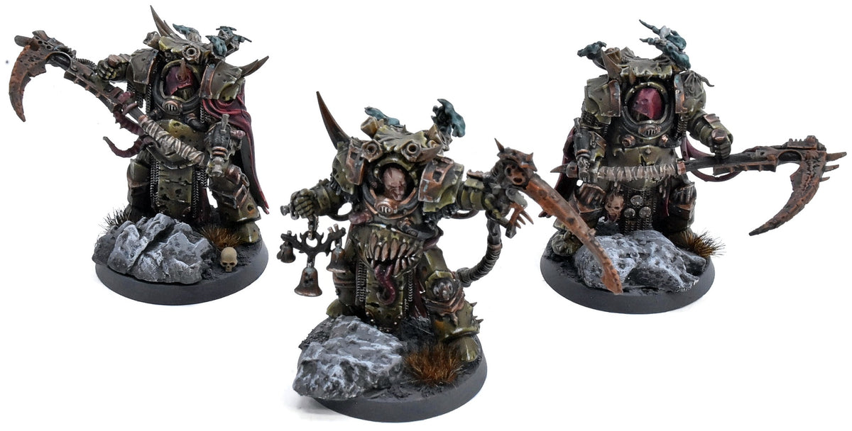 DEATH GUARD 3 Deathshroud Terminators #1 PRO PAINTED Warhammer 40K 0197