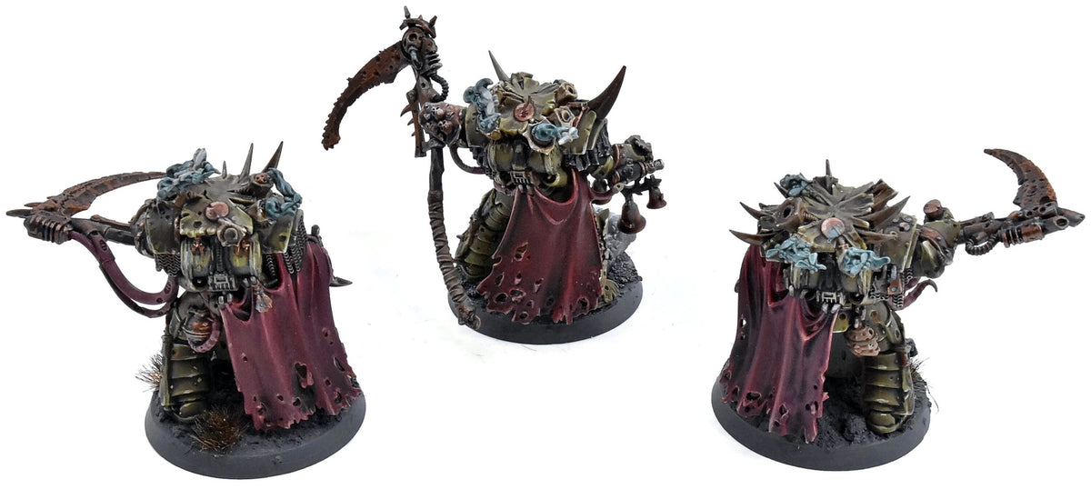 DEATH GUARD 3 Deathshroud Terminators #1 PRO PAINTED Warhammer 40K 0197